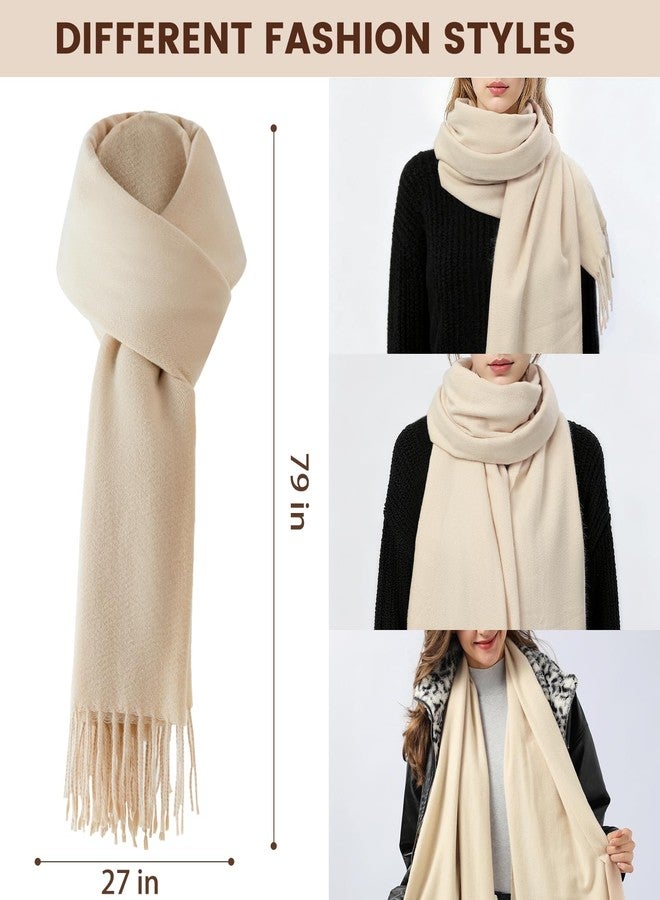 Premillow Women Winter Hat Beanie+Long Scarf+Touch Screen Gloves Set, Warm Clothes Set with Knit Fleece Lined for Women/Men Winter - Image 5